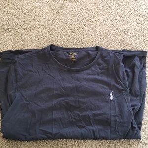 Charcoal polo T-shirt